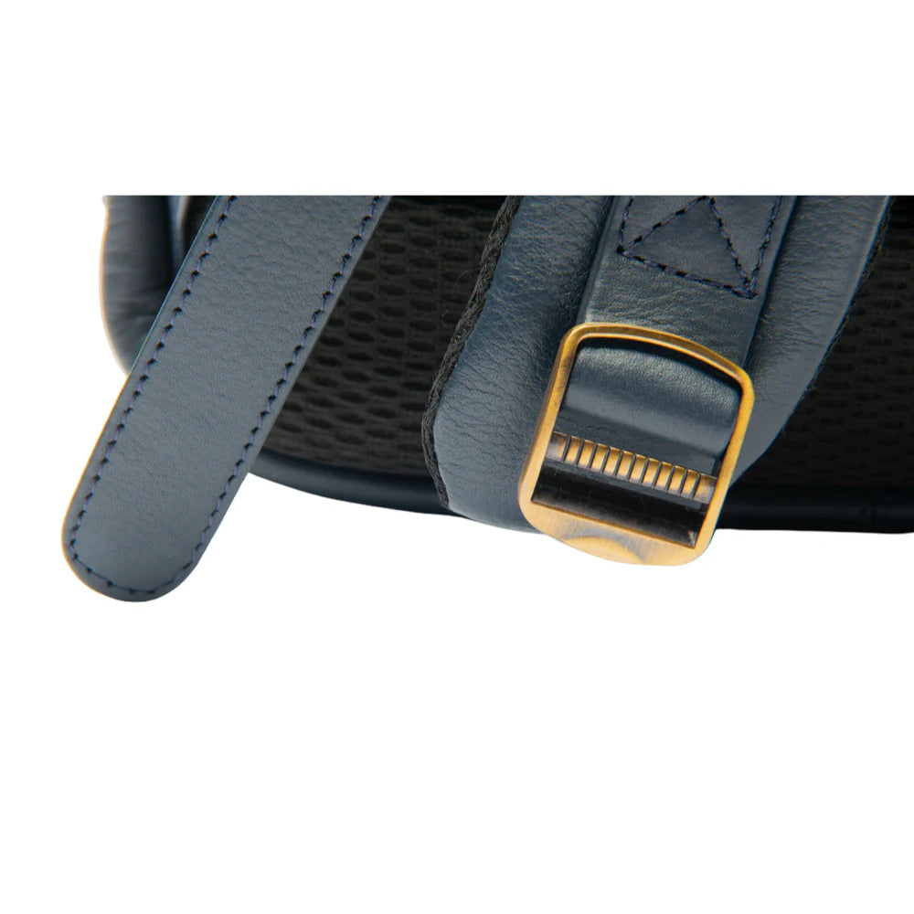 Urban Navy Leather Backpack – Sleek & Stylish Everyday Carry