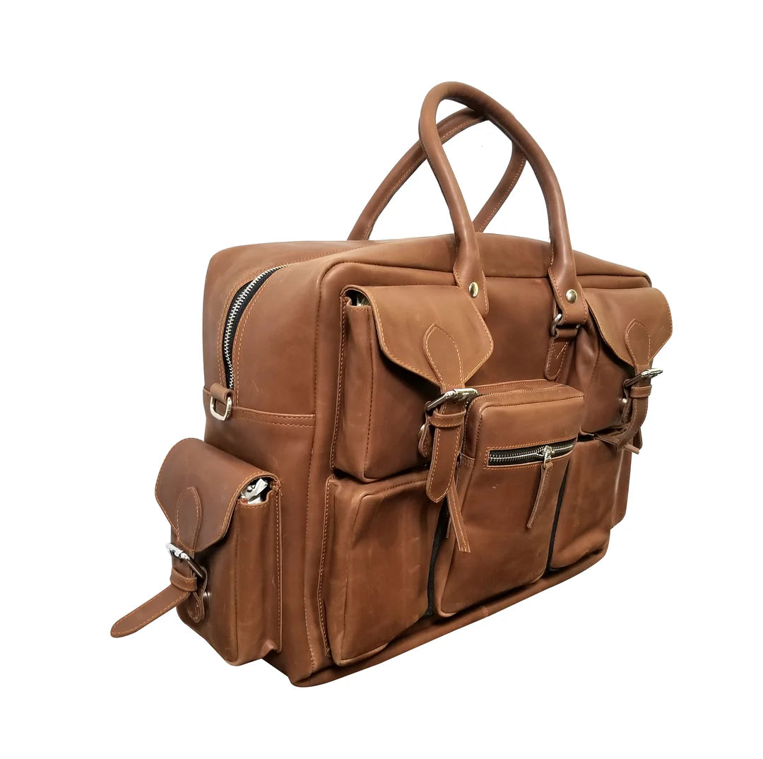 The Traveler – Classic Messenger Bag with Modern Utility & Timeless Style