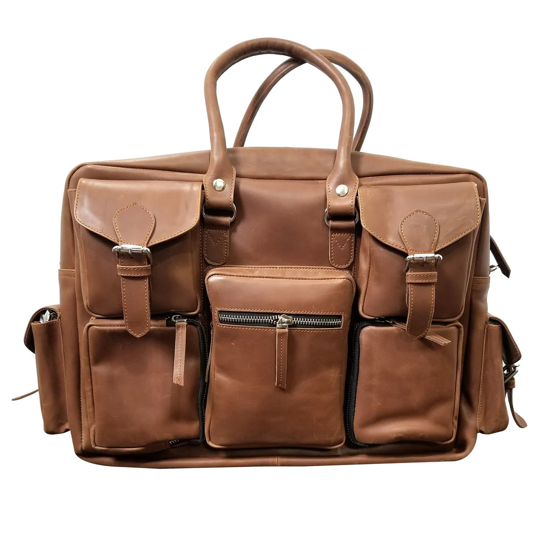 The Traveler – Classic Messenger Bag with Modern Utility & Timeless Style