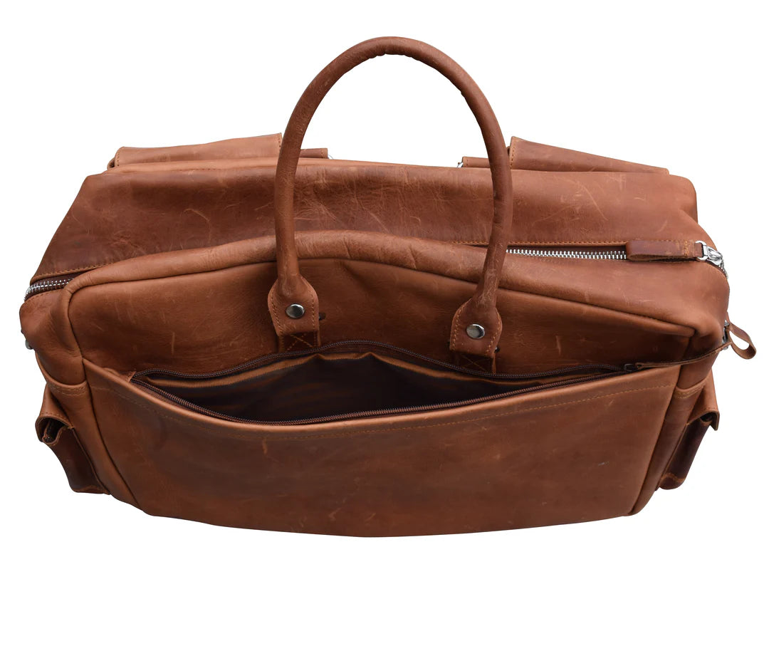 The Traveler – Classic Messenger Bag with Modern Utility & Timeless Style