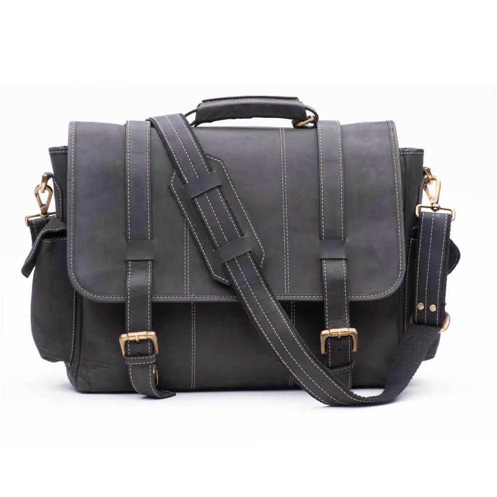 Men’s Executive Leather Messenger Bag – Perfect for Work & Travel