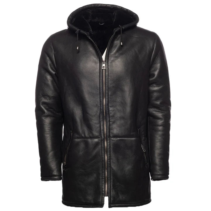 Hooded Shearling Jacket – Cozy and Stylish Winter Coat