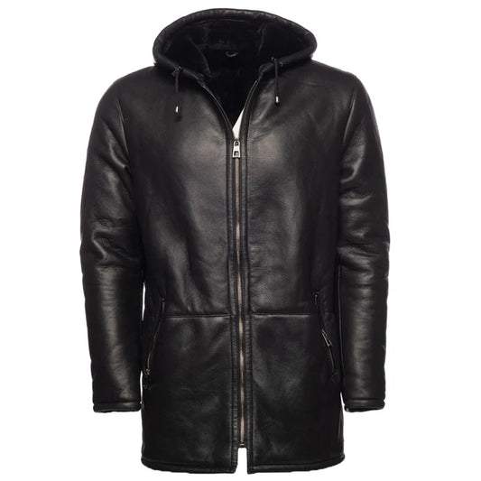 Hooded Shearling Jacket – Cozy and Stylish Winter Coat