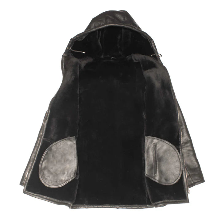 Hooded Shearling Jacket – Cozy and Stylish Winter Coat