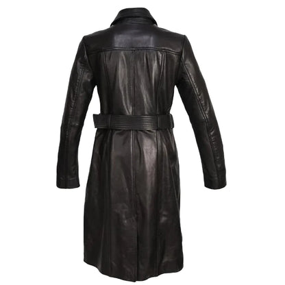 Full-Length Overcoat with Waist Belt – Timeless Elegance & Warmth