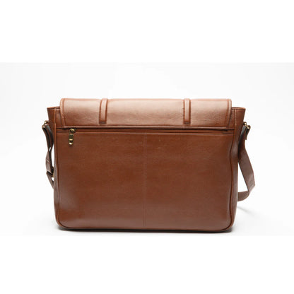 Men’s Leather Laptop Messenger Bag – Stylish & Professional Work Bag