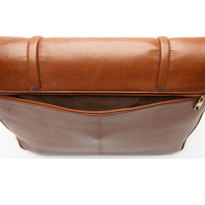 Men’s Leather Laptop Messenger Bag – Stylish & Professional Work Bag