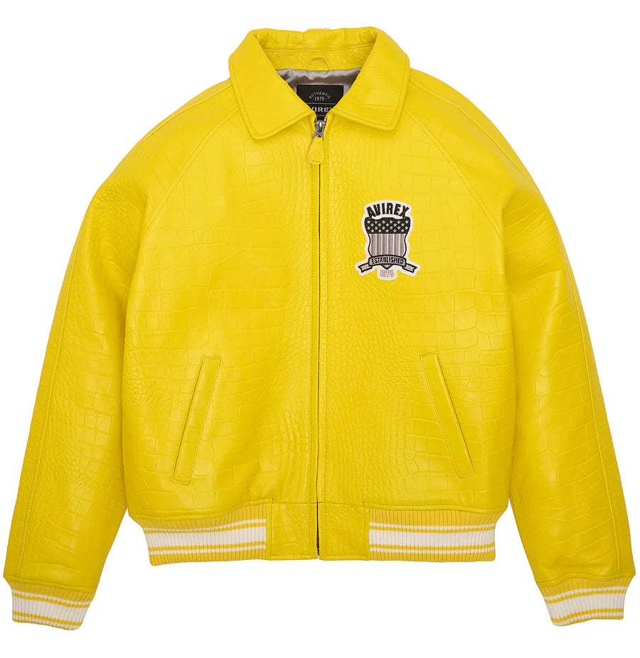 Shop Limited Edition Croc ICON Jacket – Bold Crocodile-Textured Outerwear