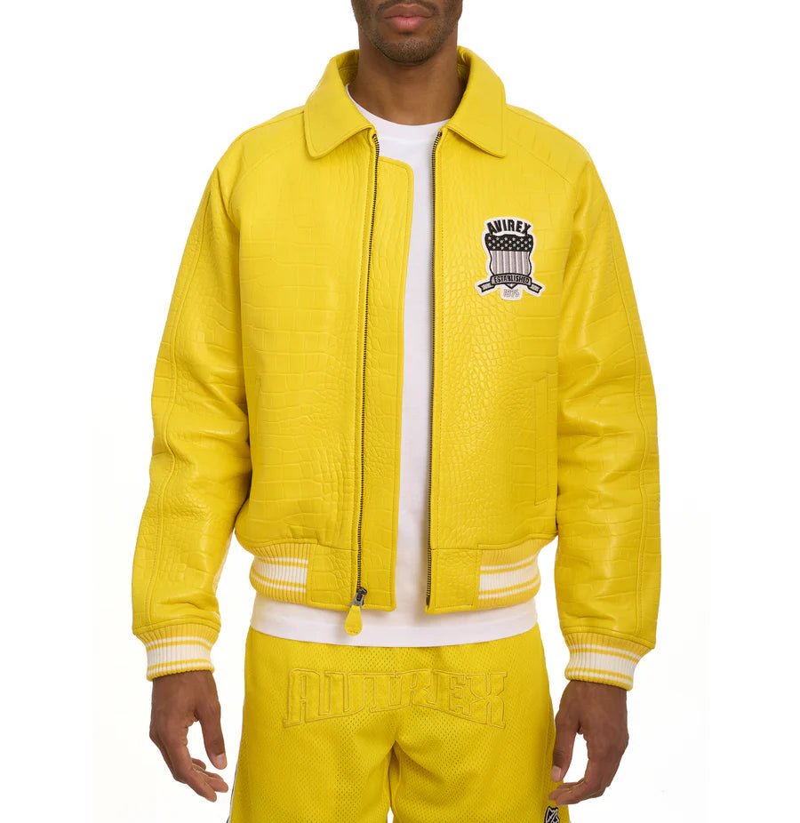 Shop Limited Edition Croc ICON Jacket – Bold Crocodile-Textured Outerwear