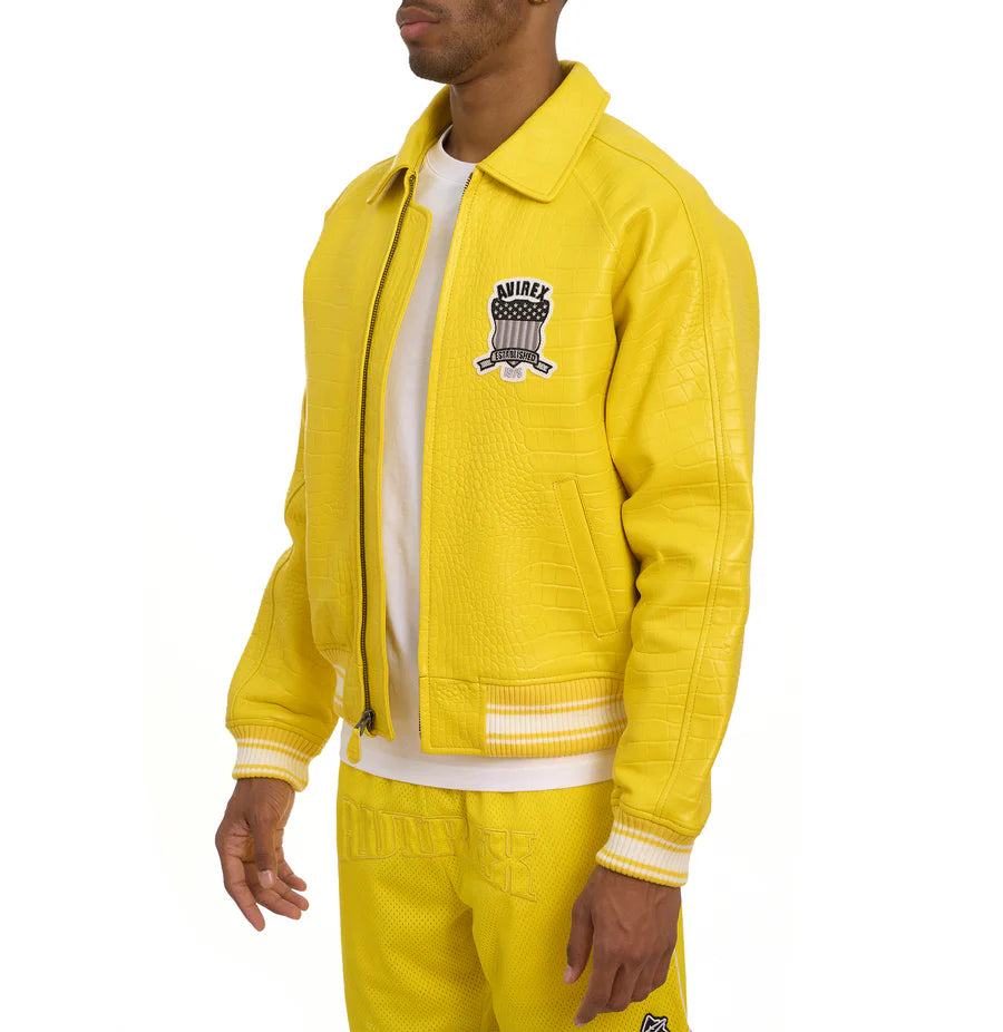 Shop Limited Edition Croc ICON Jacket – Bold Crocodile-Textured Outerwear