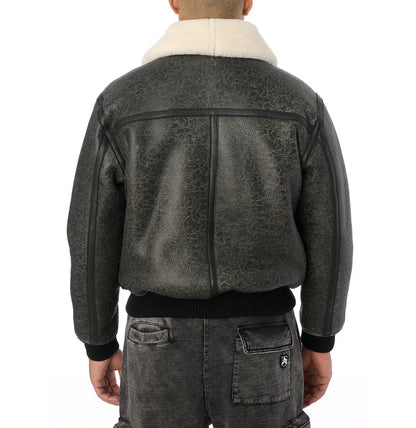 Shearling B-3 Jacket – Classic Warmth & Timeless Aviation Style