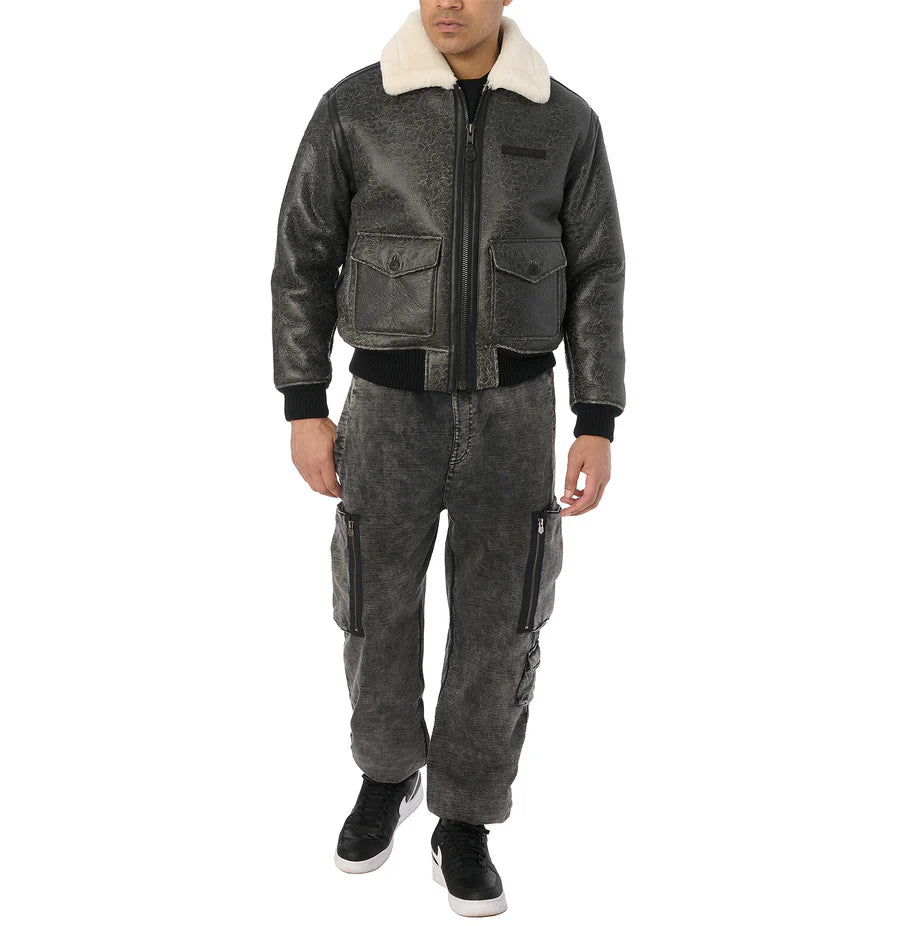 Shearling B-3 Jacket – Classic Warmth & Timeless Aviation Style