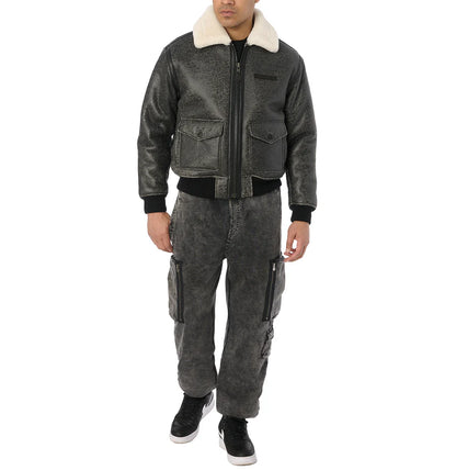 Shearling B-3 Jacket – Classic Warmth & Timeless Aviation Style