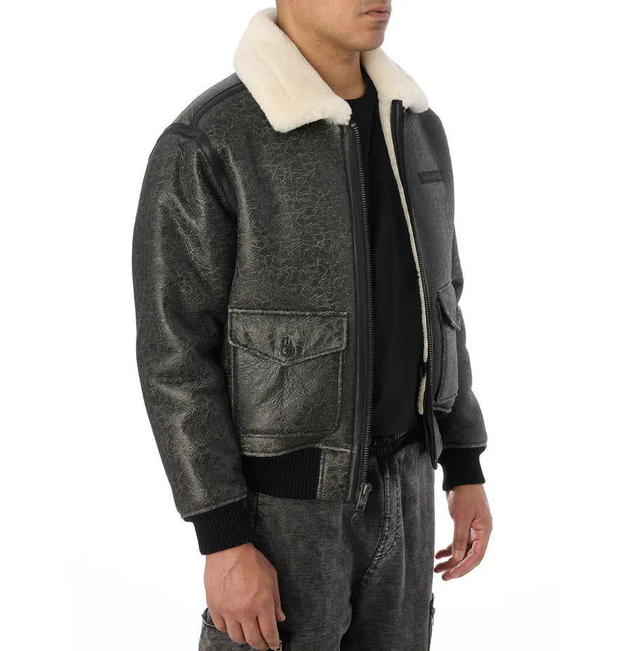 Shearling B-3 Jacket – Classic Warmth & Timeless Aviation Style