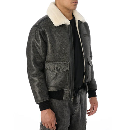 Shearling B-3 Jacket – Classic Warmth & Timeless Aviation Style
