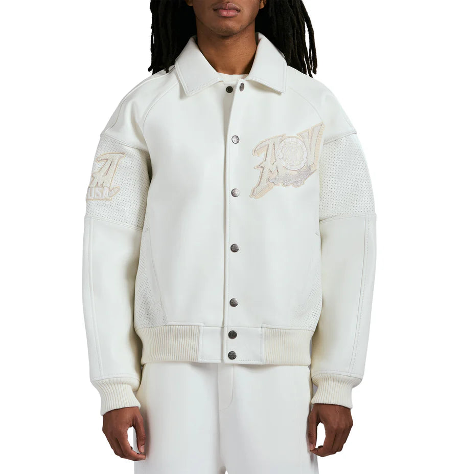 Avirex Gold Club Jacket – Iconic Varsity Style with Premium Embroidery & Classic Fit