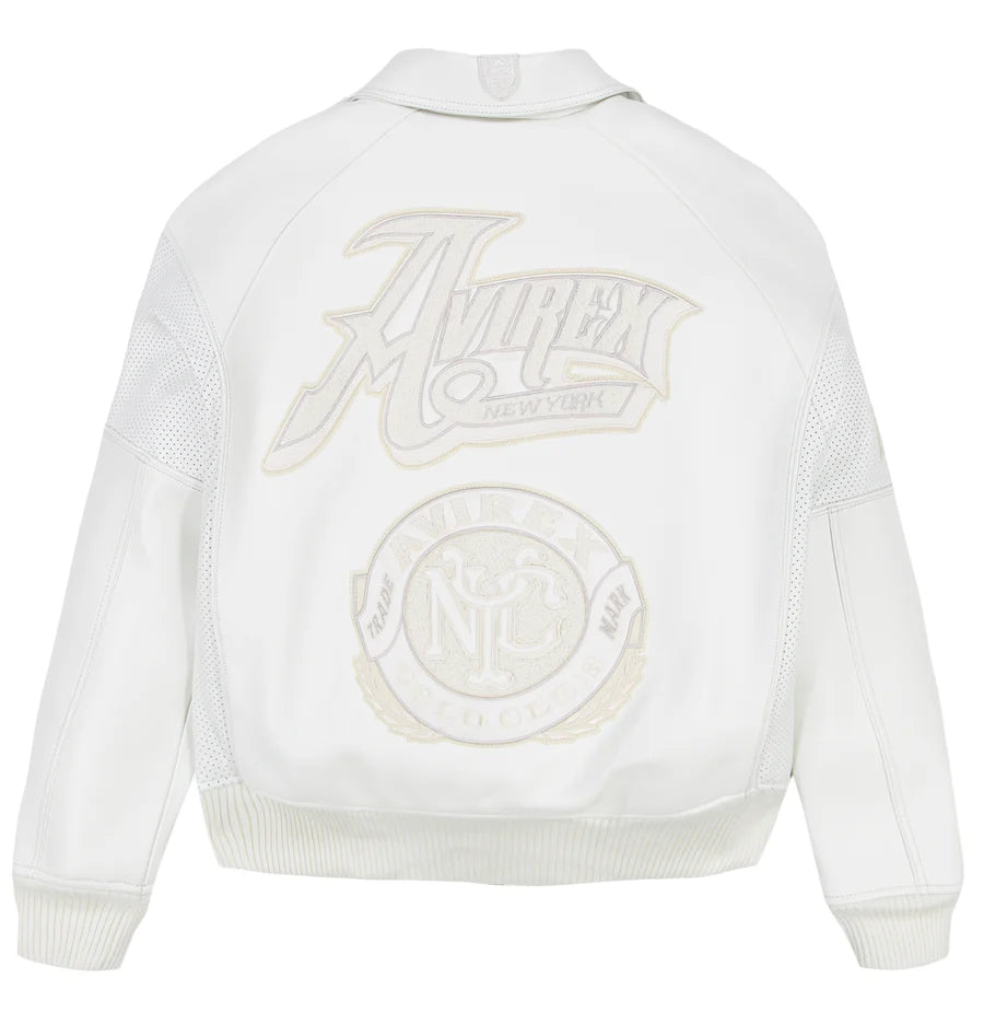 Avirex Gold Club Jacket – Iconic Varsity Style with Premium Embroidery & Classic Fit