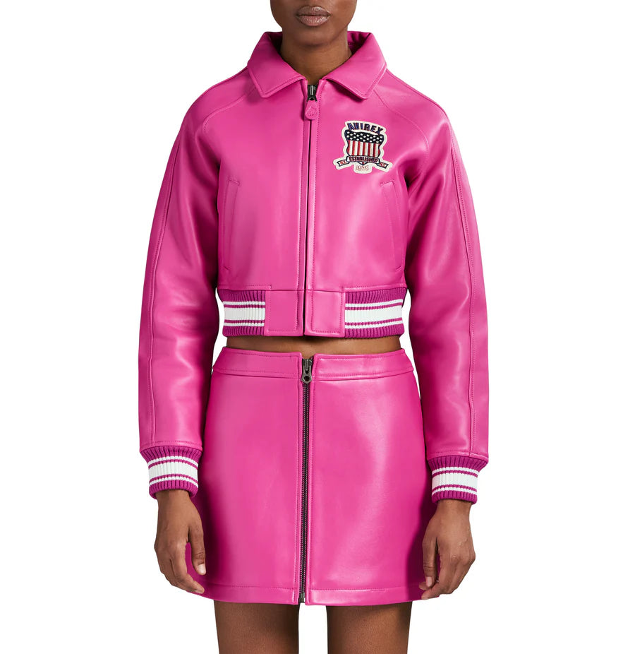 Cropped Icon Jacket – Bold Urban Style with Signature Embroidery & Modern Fit