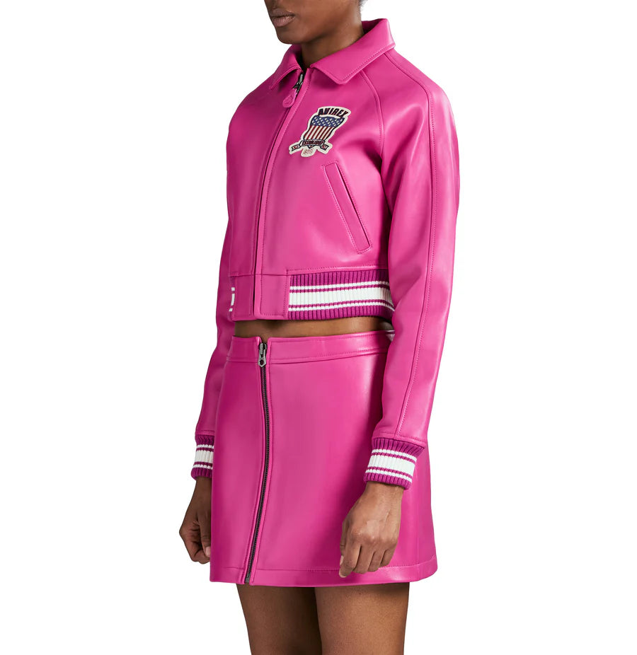 Cropped Icon Jacket – Bold Urban Style with Signature Embroidery & Modern Fit