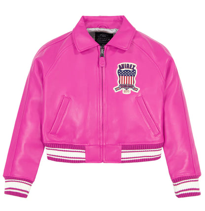 Cropped Icon Jacket – Bold Urban Style with Signature Embroidery & Modern Fit