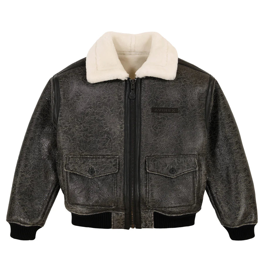 Shearling B-3 Jacket – Classic Warmth & Timeless Aviation Style