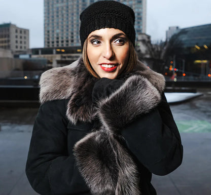 Authentic Sheepskin Shearling Coat – Warm & Stylish for Cold Weather