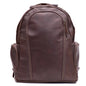 Men’s Dark Brown Slim Laptop Backpack – Minimalist Business Carry
