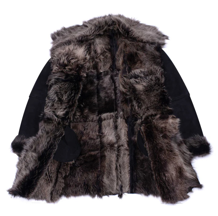 Authentic Sheepskin Shearling Coat – Warm & Stylish for Cold Weather