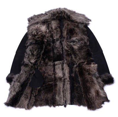 Authentic Sheepskin Shearling Coat – Warm & Stylish for Cold Weather