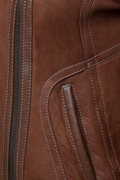 B-3 Bomber Sheepskin Shearling Jacket – Classic Aviator Style