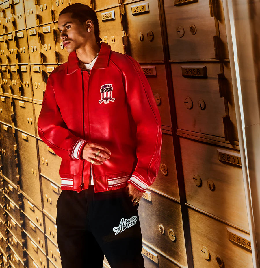 Avirex Icon Jacket – Classic American Style with Bold Embroidered Graphics & Premium Build