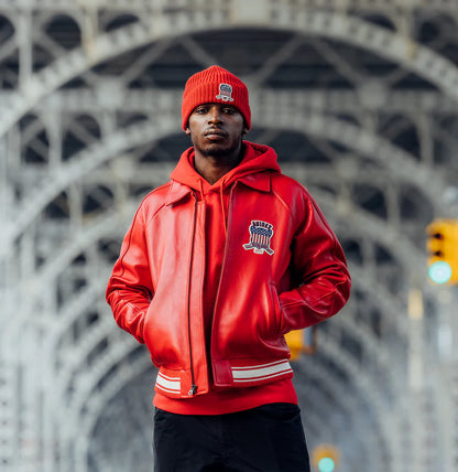 Avirex Icon Jacket – Classic American Style with Bold Embroidered Graphics & Premium Build