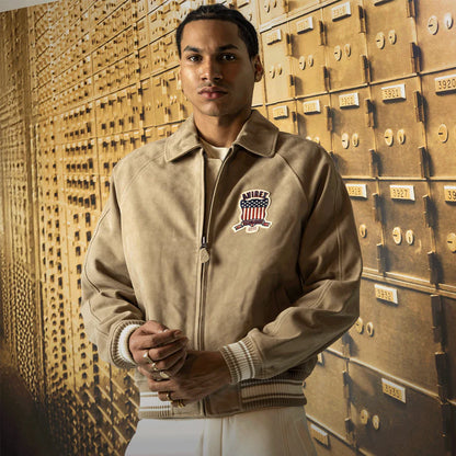 Limited Edition Suede Icon Jacket – Premium Men's Suede Outerwear | Sbecta Leather