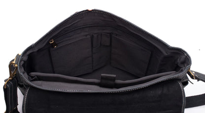 Men’s Executive Leather Messenger Bag – Perfect for Work & Travel