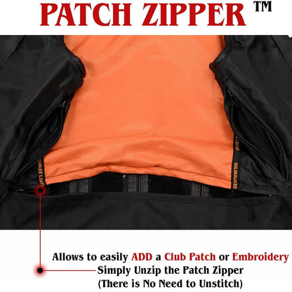 Women's Motorcycle Vest with Adjustable Side Buckles – Stylish Biker Gear