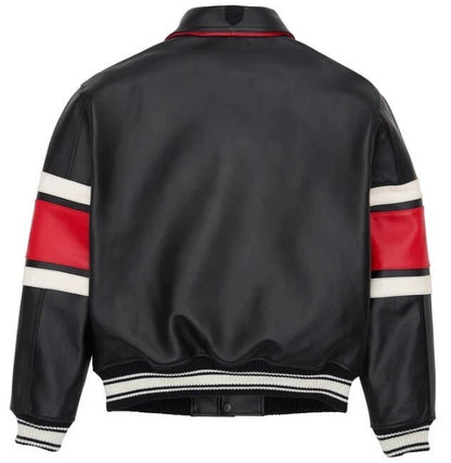 Men’s Avirex Genuine Cowhide Leather Bomber – American Flight Jacket